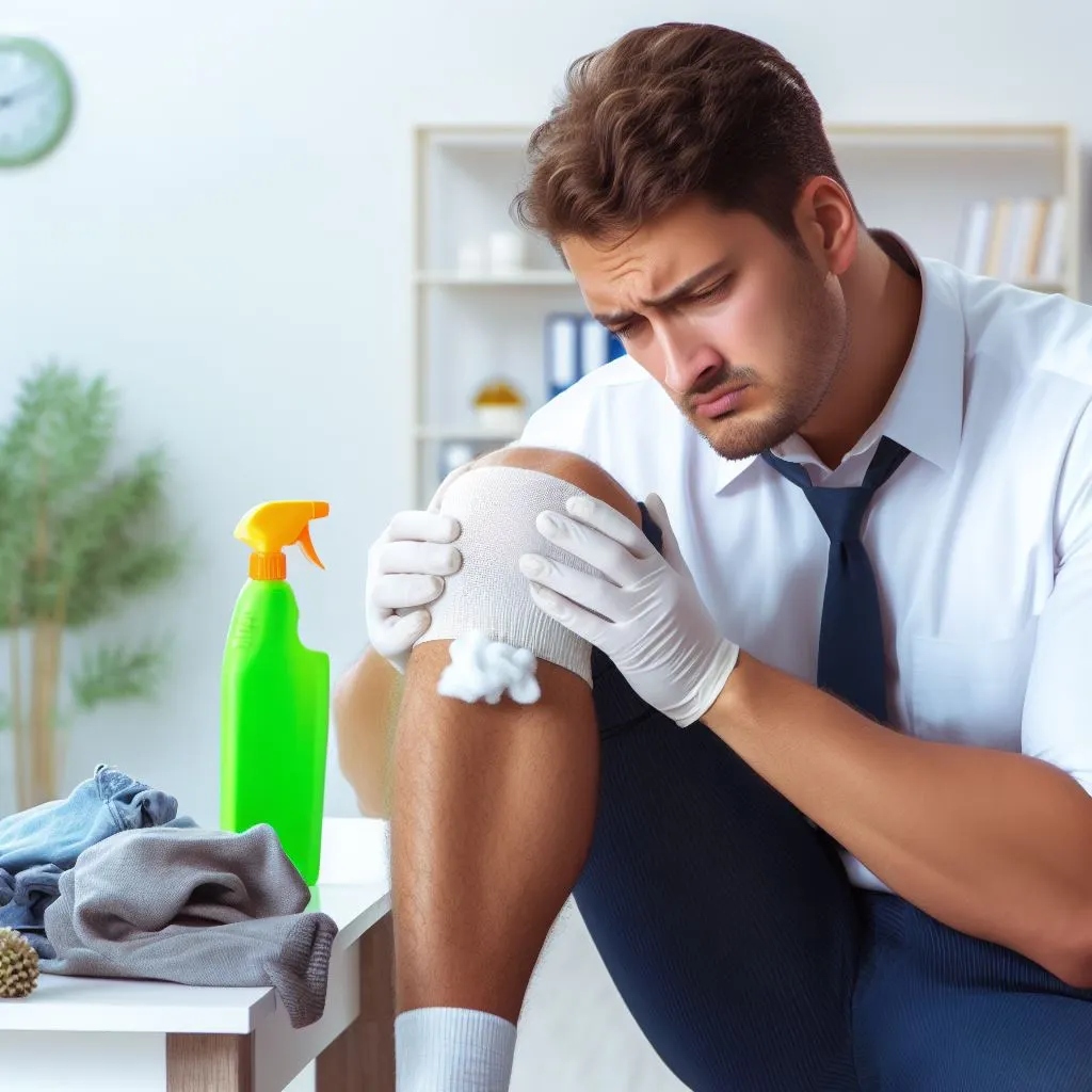 how to clean knee sleeves 