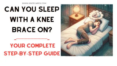 Can You Sleep with a Knee Brace On